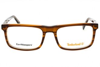 Timberland TB50023 Rectangular Acetate Eyeglasses - Brown