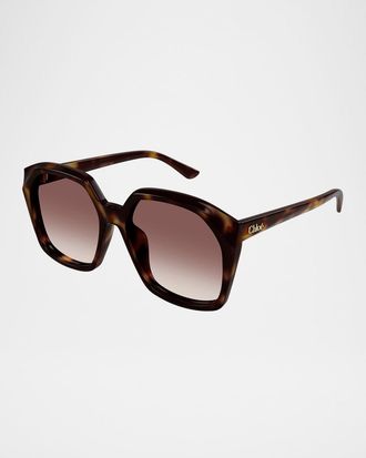Chloé Acetate Round Sunglasses