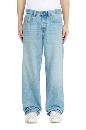 Diesel Relaxed Jeans Low Waist 2001 D-Macro - Jeans - Man - Blue