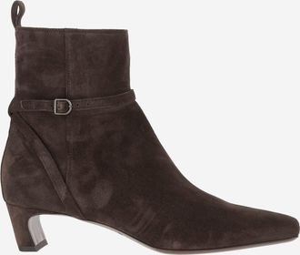 Sartore Charly Ankle Boots In Suede Leather