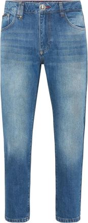 Philipp Plein Denim Broek Detroit Fit - Heren - Loose Fit Jeans - Blauw - W30 - Denim - Jeans