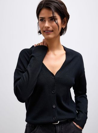 b.young Womens Plain soft knit Cardigan Sweater