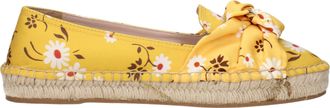 Miu Miu Damens Gelbe Espadrillas aus Stoff