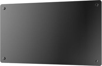 Purline Radiador Con Panel De Cristal Y Control Wifi Por App Negro