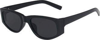 Generic Fashion Small Frame Sunglasses For Men And Women Outdoor Sports Commuting Party(Black)