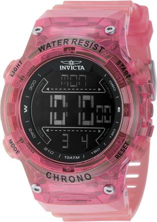 Invicta Racing 49047 Heren Horloge - Quartz Uurwerk - Plastic met zwarte Wijzerplaat - 52mm