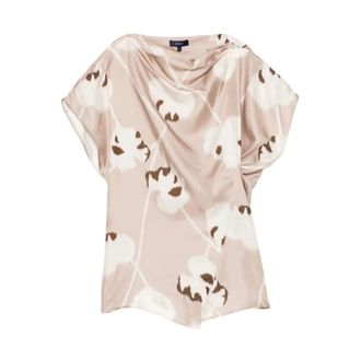 SOEUR T-Shirts, female, Beige, Size: XS Fedora Floral Blouse