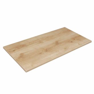 Oviala Mesa de melamina de 120 x 60 cm madera clara