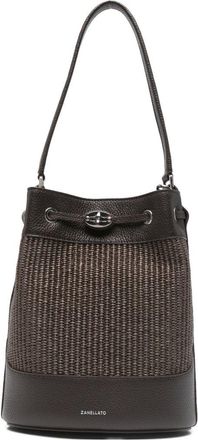 Zanellato Womens Mond&atilde; Vimini Small Bucket Bag