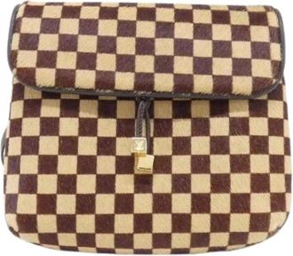 Louis Vuitton Pre-owned Cross Body Bags, female, Brown, Size: ONE SIZE Pre-owned Canvas Cross Body Bag