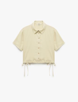 Koton SHIRTS SS Crop Shirt