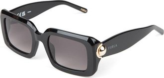 Furla Zonnebril Glanzend Zwart