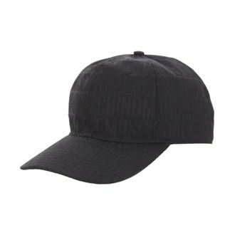 Moschino Lost And Found Baseball Hat - Heren - Petten - Zwart - ONE Size - Katoen - Accessoires