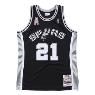 Mitchell & Ness x NBA San Antonio Spurs 2001-02 Jerseys Tim Duncan 21 AJY4GS18456-SASBLCK01TDU