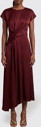 Victoria Beckham Abito midi asimmetrico Aria con vita arricciata