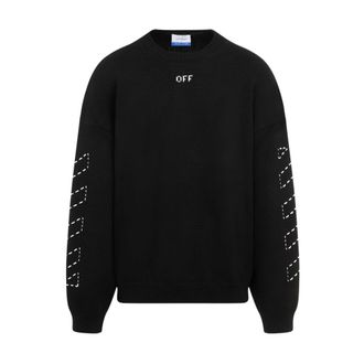 Off-white Heren, Truien, Zwart, Maat: S Katoen