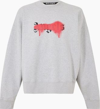 Palm Angels Mens Palm Palm Sketchy - Grey - Size: 40