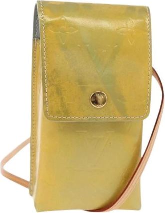 Louis Vuitton Pre-owned Vintage Portemonnee - Dames - Vintage Schoudertas - Geel - ONE Size - Leer - Vintage