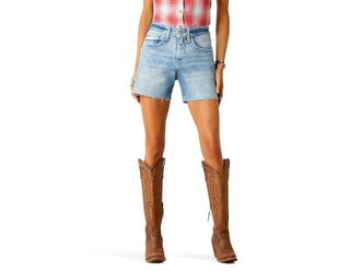 Ariat 5 Mid-Rise Nia Shorts Womens Shorts Idaho : 25 R, Cotton/Elastane
