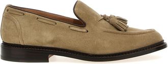 Trickers Elton Tassel Loafer - Heren - Loafers - Beige - 42 1/2 EU - Leer - Schoenen