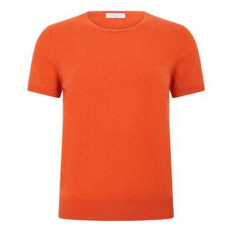 Malo Truien & Vesten, Dames, Oranje, M, Kasjmier, Cashmere Trui