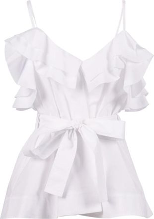P.A.R.O.S.H. Blusa Canyox 26 - Dames - Blouses - Wit - S - Overhemden