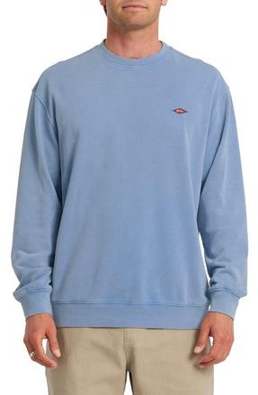 Quiksilver Saltwater Oversize Crewneck Sweatshirt in Riviera at Nordstrom, Size Xx-Large