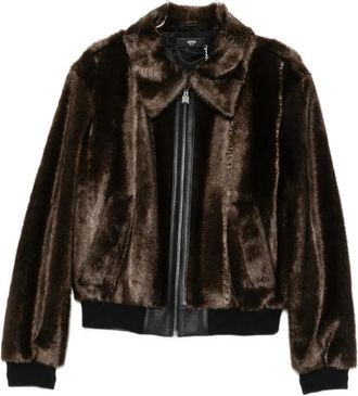 Amiri Shearling Jas - Heren - Jassen - Bruin - 2XL - Jassen