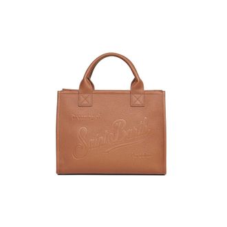 MC2 Saint Barth Shopping Bags, female, Brown, ONE SIZE, Grained Leather Tote