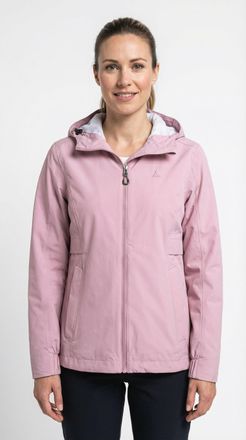 Sch&ouml;ffel Regenjacke SCH&Ouml;FFEL Jacket Style Bohorok WMS, Damen, Gr. 34, pearly afterglow, Obermaterial: 100% Polyester, Jacken Regenjacke, &Uuml;bergangsjacke mit was