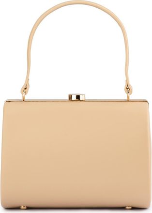 Olga Berg Tonia Top Handle Handbag in Natural at Nordstrom Rack