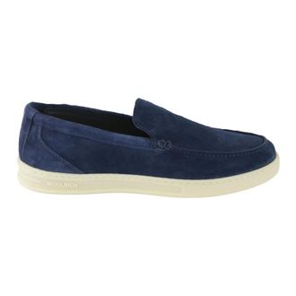 Woolrich Loafers, male, Blue, Size: 11 US Calf Suede Loafers