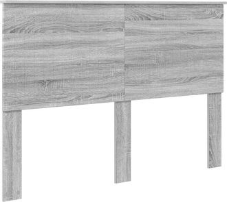 vidaXL Cabecero Con Cabecera Gris Sonoma 140 Cm Madera Contrachapada Vidaxl