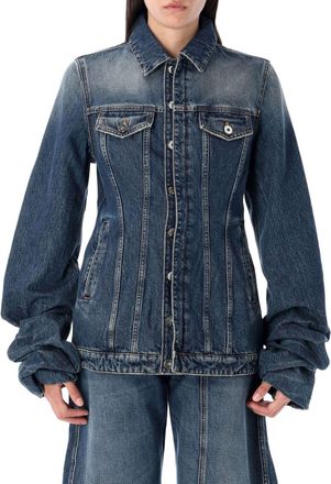 Jean Paul Gaultier Faded Blue Denim Jacket