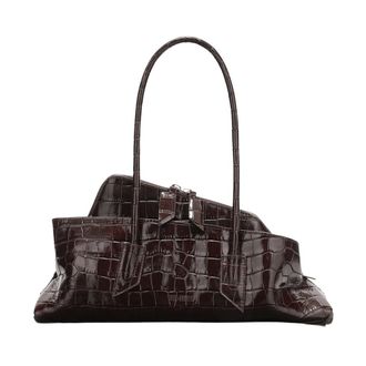 The Attico La Passeggiata Small Top Handle Bag - female - The Attico - Handbags - Brown - ONE SIZE - Bags