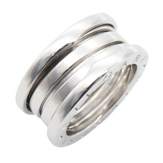 Bulgari Silver White Gold (18K) Band Ring (Pre-Owned)