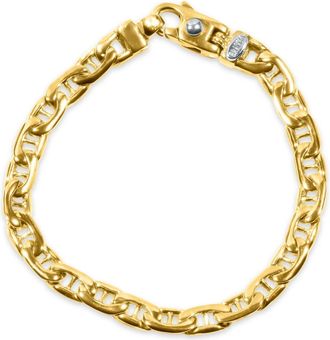 Pompeii3 Mens Marine Link 14k Gold (26gram) or Platinum (43gram) 6.5mm Bracelet 8.5