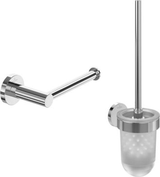 Villeroy & Boch Villeroy&boch - Dispensador De Papel Higi&eacute;nico Sin Tapa + Escobillero Elements Tender