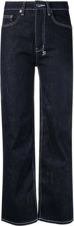 Ksubi Blauwe Straight Jeans Brooklyn Zenith - Dames - Regular Fit Jeans - Blauw - W29 - Katoen - Jeans
