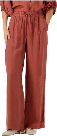 Amaya Amsterdam Roze Pinnie Broek voor Vrouwen - Dames - Wijde Broeken - Bruin - XS - Broeken