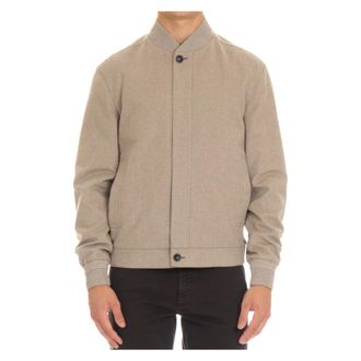 Ermenegildo Zegna Bomber Jackets, male, Beige, XL, Oasi Cashmere Elements Bomber