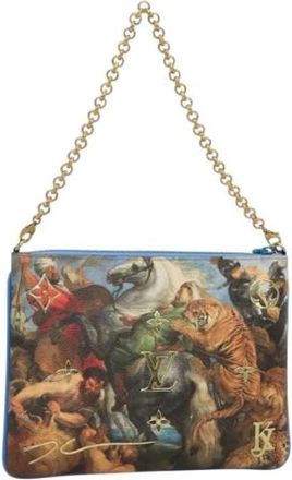 Louis Vuitton Tweedehands Canvas Louis Vuitton tassen - Dames - Vintage Handtas - Veelkleurig - ONE Size - Vintage