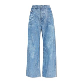 Diesel Wide Jeans, female, Blue, Size: W23 L30 1996 D-Sire-Fsi Jeans