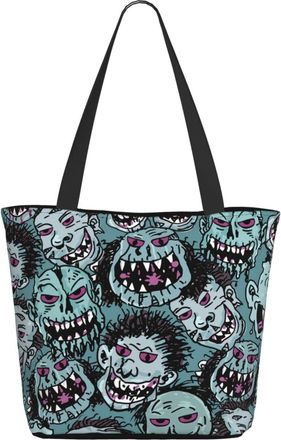 AOOEDM Terrible-Zombies Ladies Shopping Bag 13x11x7in.The Perfect ValentineS Day Gift.It Is The Best ValentineS Day Gift For Mom, Daughter, Wife,Etc