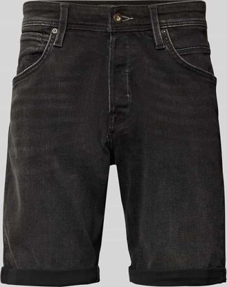 Jack & Jones Jack & Jones Jeansshorts mit Umschlag Modell RICK in Black, Gr&ouml;&szlig;e XXL