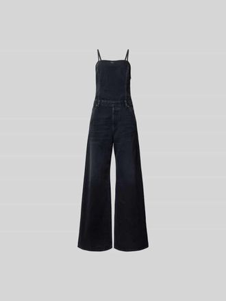 Diesel Jumpsuit mit Spaghettitr&auml;ger in Dunkelgrau Melange, Gr&ouml;&szlig;e M