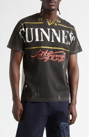 J.W.Anderson x Guinness Bottle Top Graphic T-Shirt in Black at Nordstrom, Size X-Large