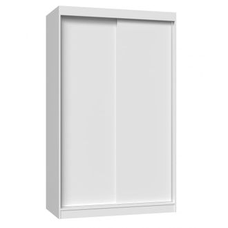Hucoco Paolo - Armario Con 2 Puertas Correderas - Ancho 120 Cm - Vestidor Con 2 Puertas