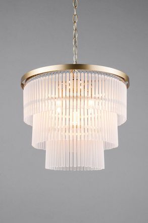 BHS Aubrey Pendant Ceiling Light in Metallic Gold
