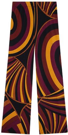 Pucci Iride Print Satin Jersey Pants